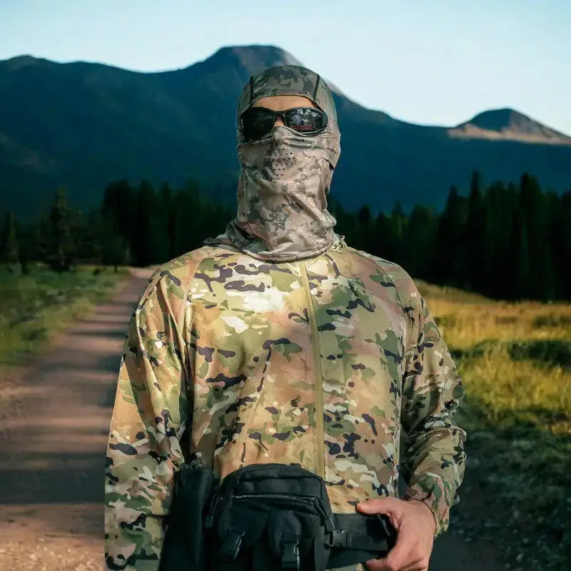 Cagoule militaire camouflage tactique