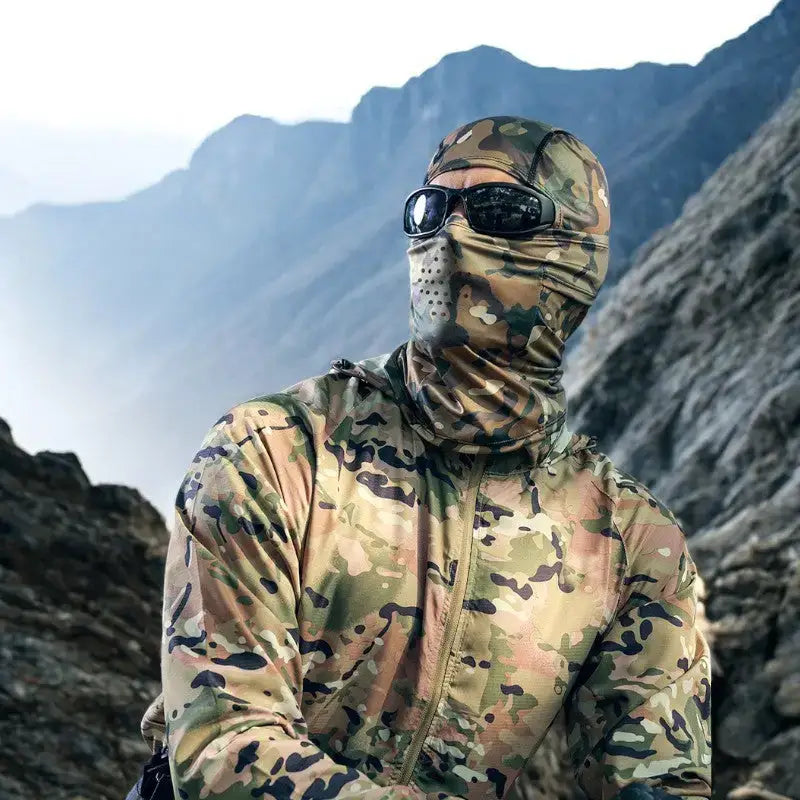 Cagoule militaire camouflage tactique