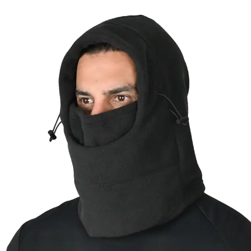 Cagoule polaire homme hiver