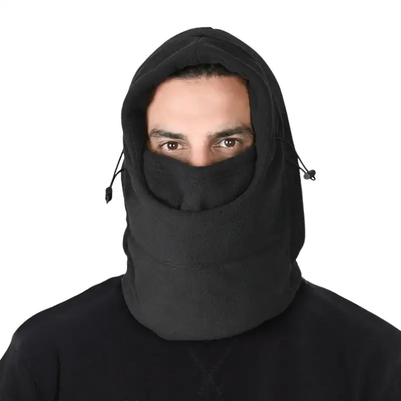 Cagoule polaire homme hiver