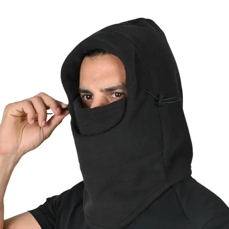 Cagoule polaire homme hiver