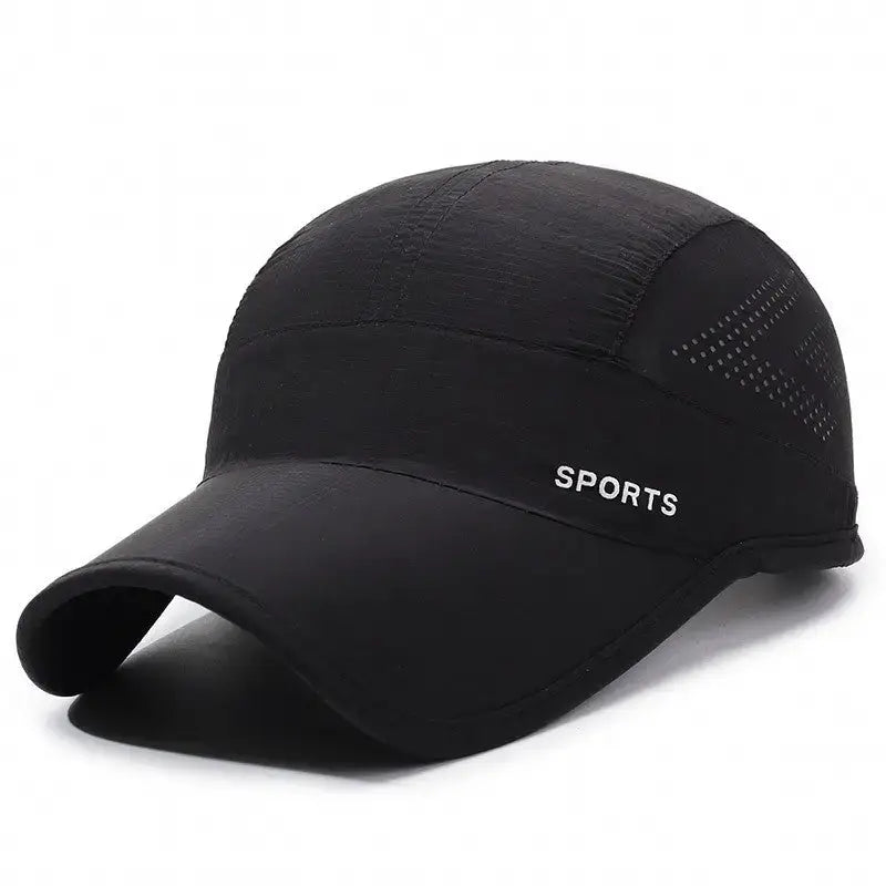 Casquette noire randonnée sport