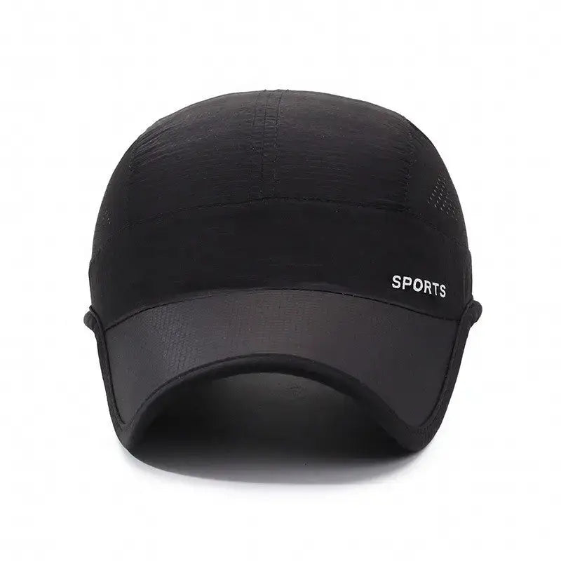 Casquette noire randonnée sport