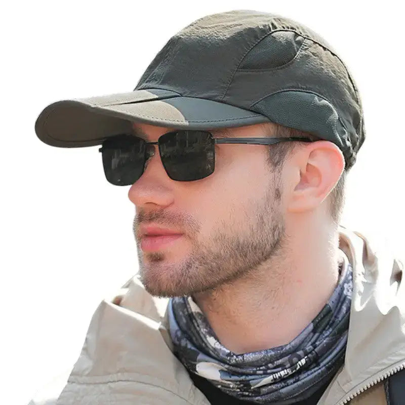Casquette de randonnée bivouac nature