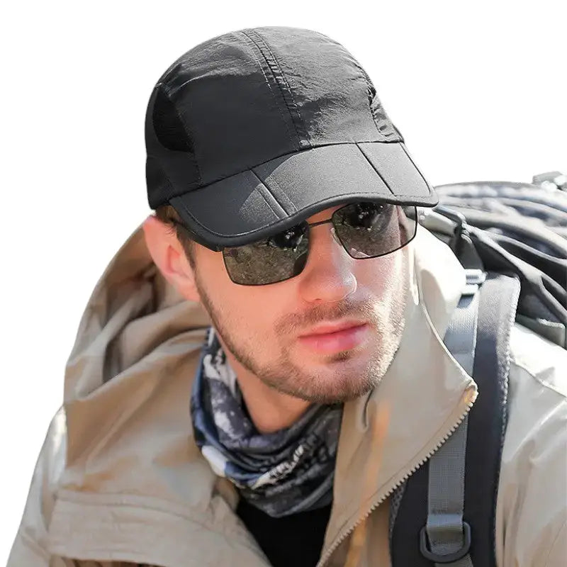 Casquette de randonnée bivouac nature