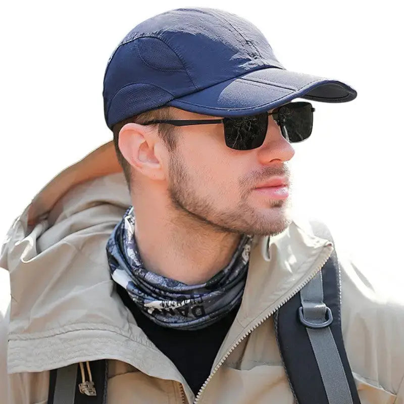 Casquette de randonnée bivouac nature