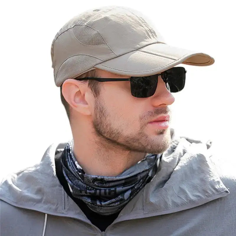 Casquette de randonnée bivouac nature