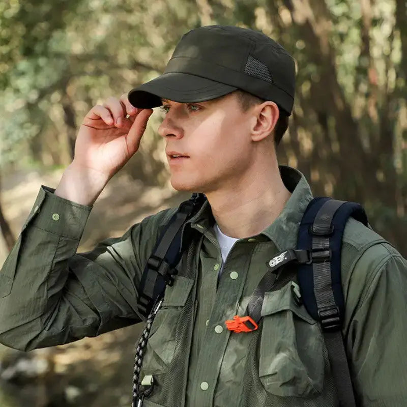 Casquette de randonnée exploration aventure