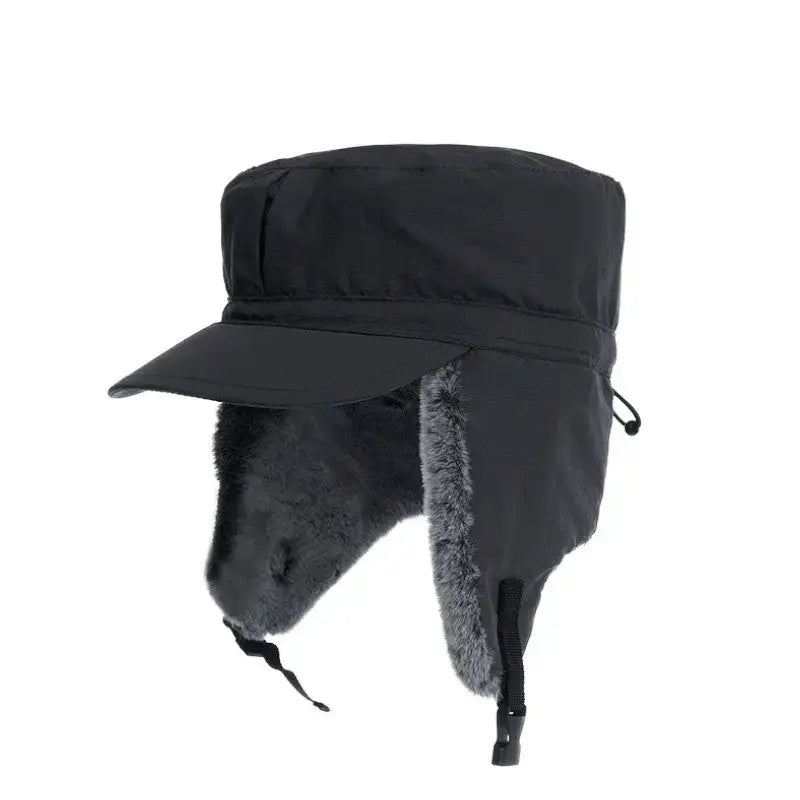 Casquette randonnée hiver fourrure -15°c