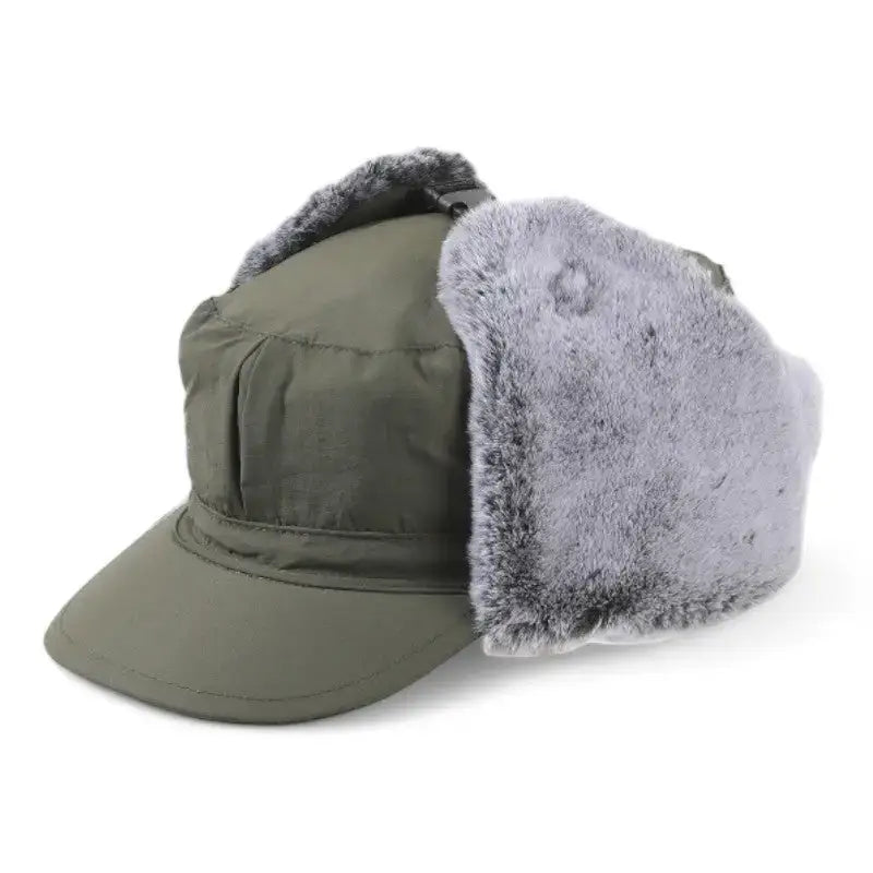 Casquette randonnée hiver fourrure -15°c
