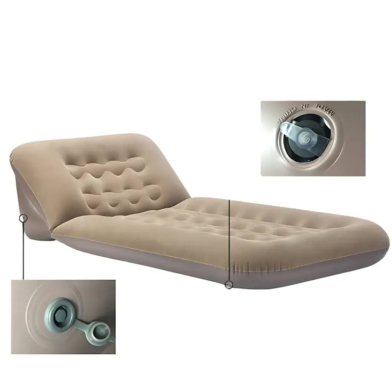 Matelas gonflable confort dossier réglable