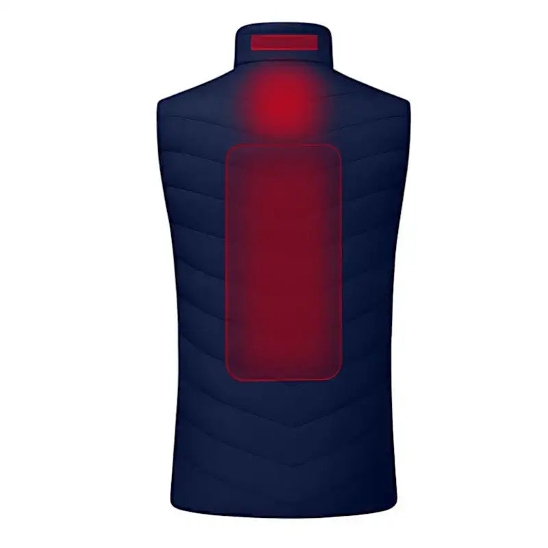 Gilet chauffant homme grande taille polyvalent