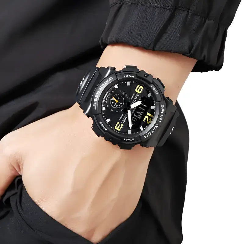 Montre sport homme robuste étanche basique