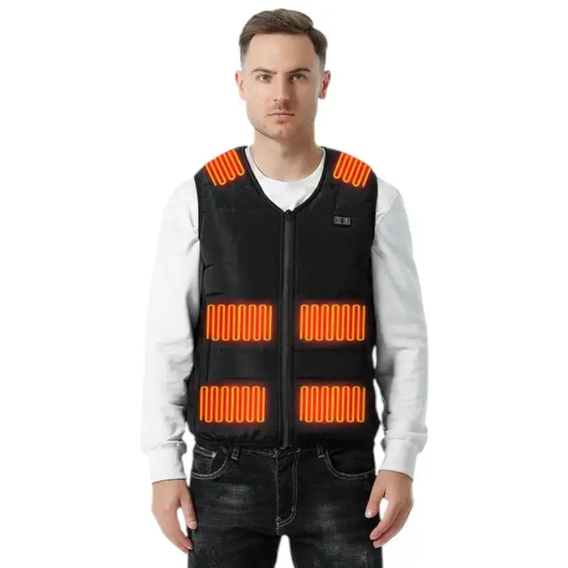Gilet chauffant homme grande taille 3xl