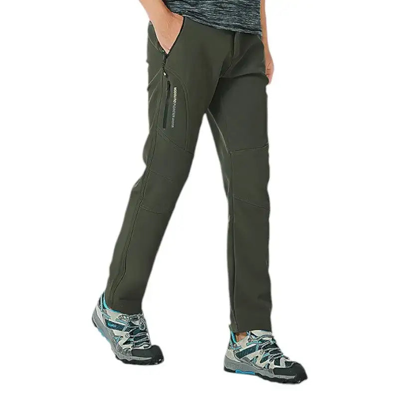 Pantalon trekking hiver doublure polaire