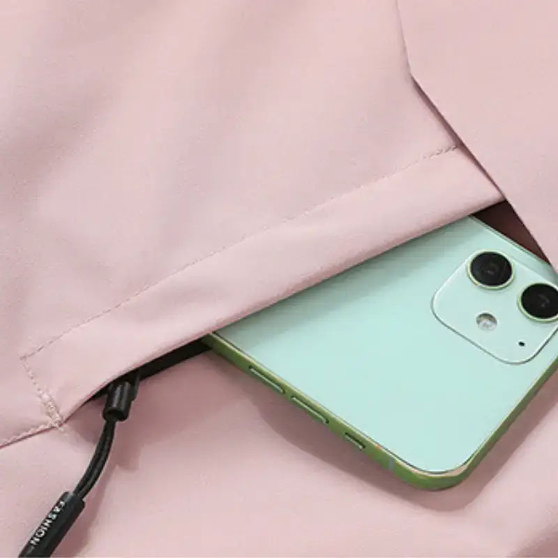 Veste randonnée chaude coloris pastel
