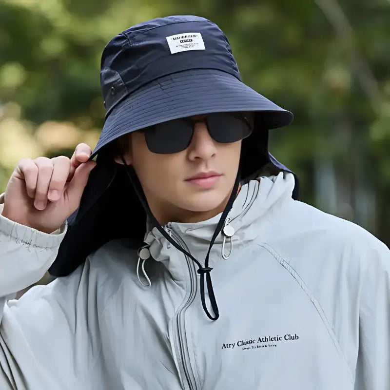 Chapeau anti-uv protection cou unisexe
