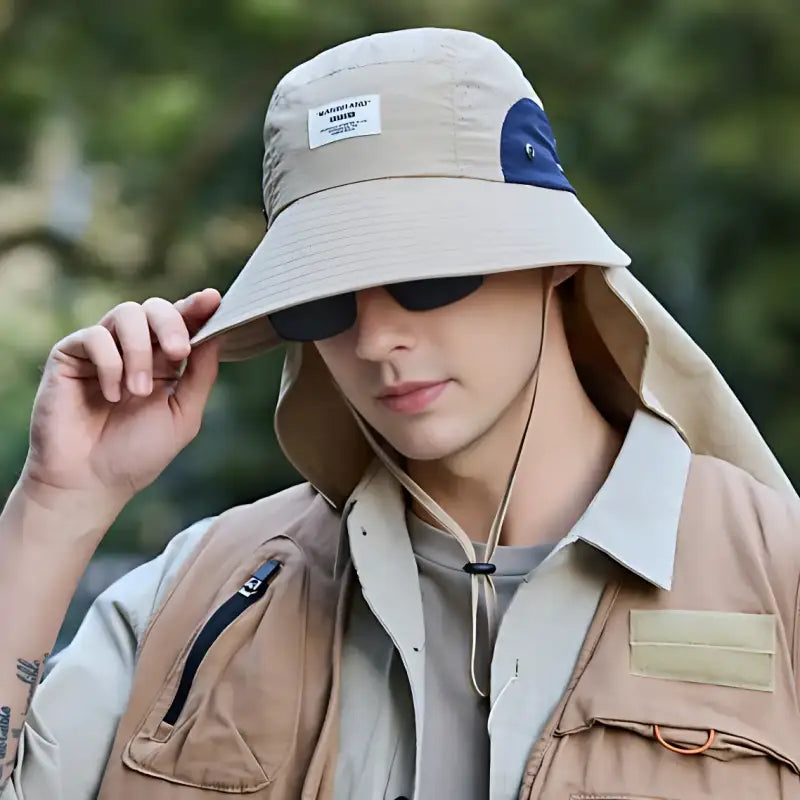 Chapeau anti-uv protection cou unisexe