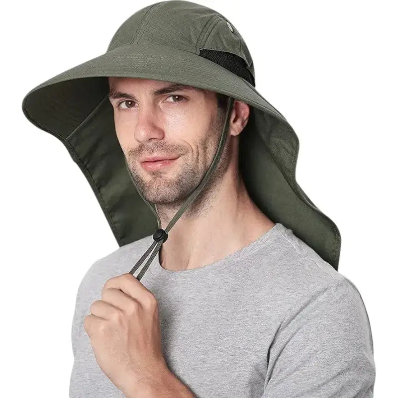 Chapeau brousse large bord homme