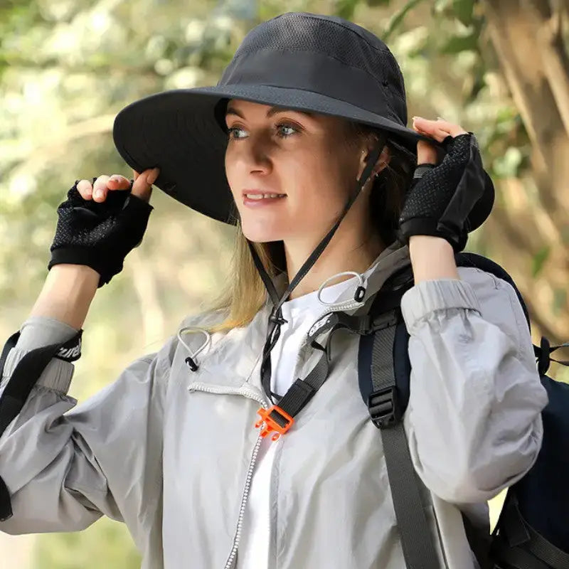 Chapeau brousse noir femme élégant
