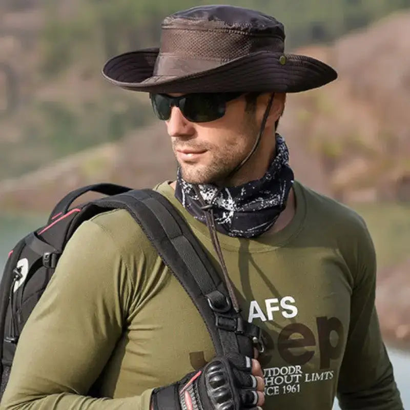 Chapeau brousse pliable homme