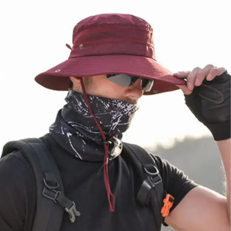 Chapeau brousse pliable homme