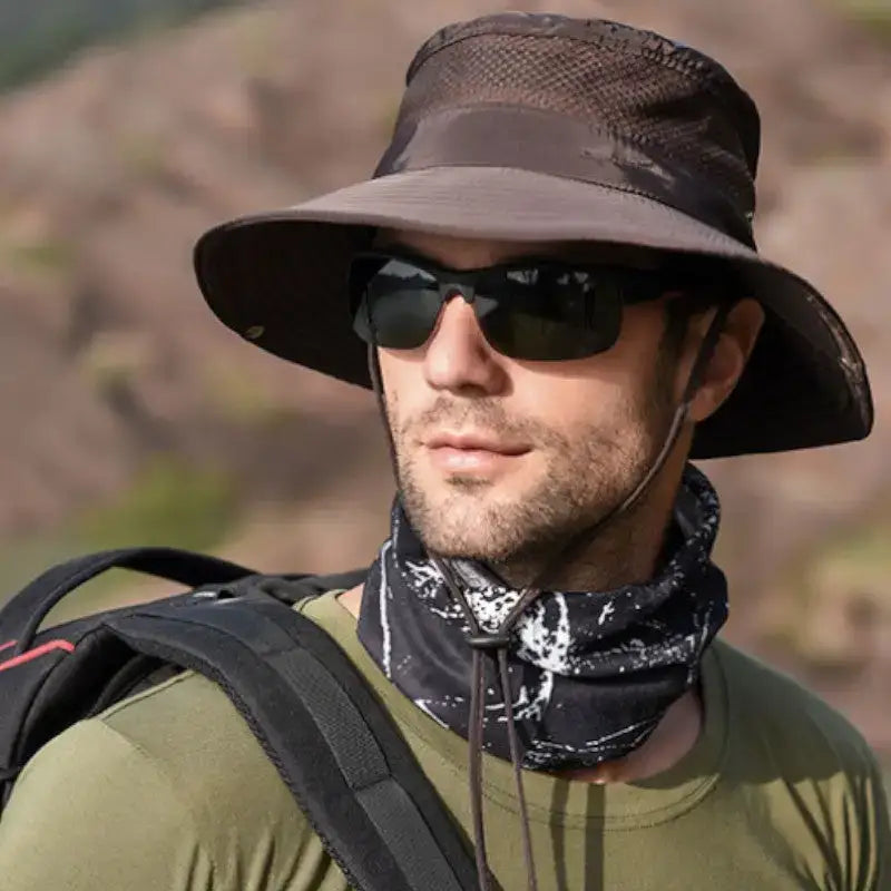 Chapeau brousse pliable homme