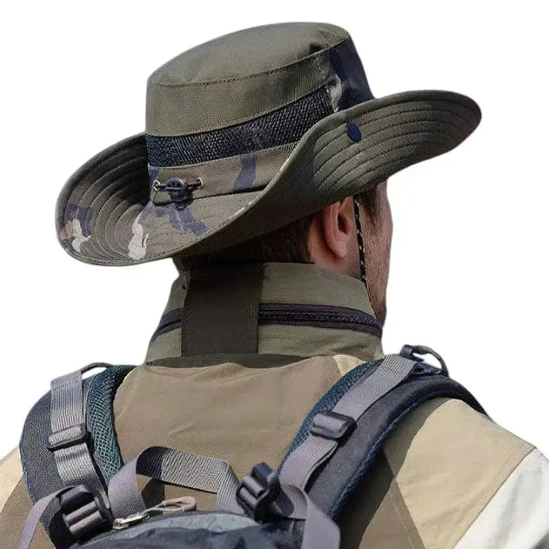 Chapeau randonnée aération latérale unisexe