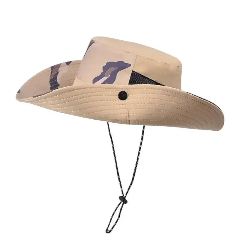 Chapeau randonnée aération latérale unisexe