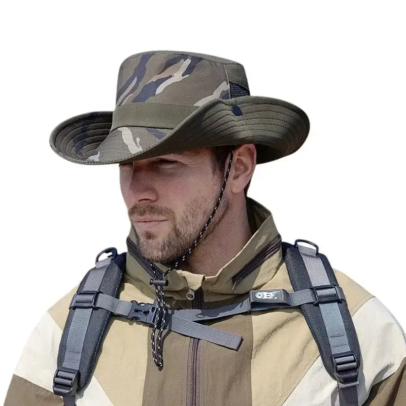 Chapeau randonnée aération latérale unisexe