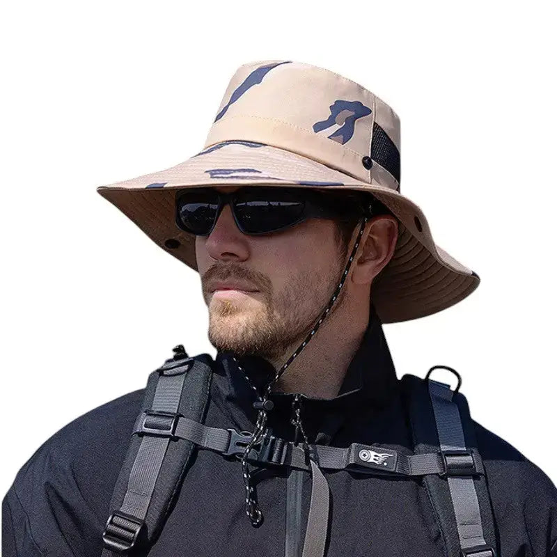 Chapeau randonnée aération latérale unisexe