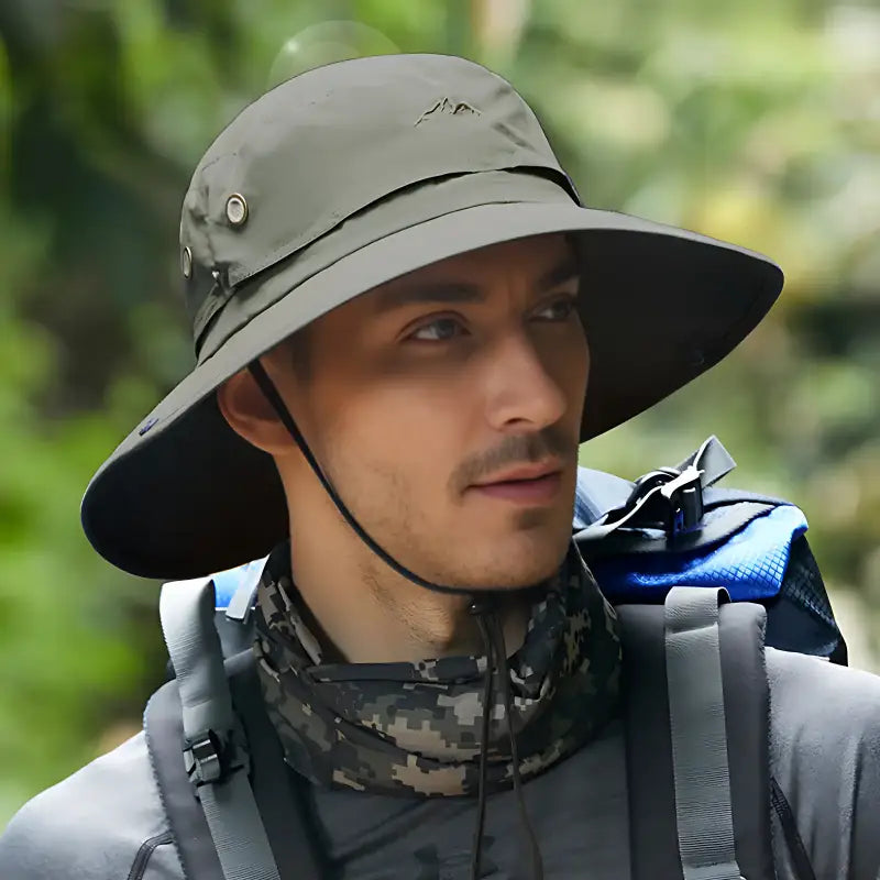 Chapeau randonnée anti-uv imperméable unisexe