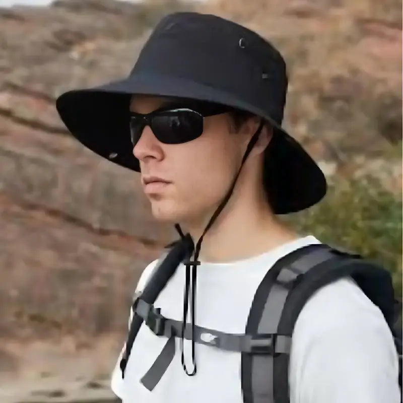 Chapeau randonnée anti-uv imperméable unisexe