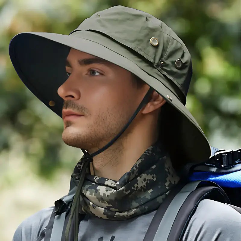 Chapeau randonnée anti-uv imperméable unisexe