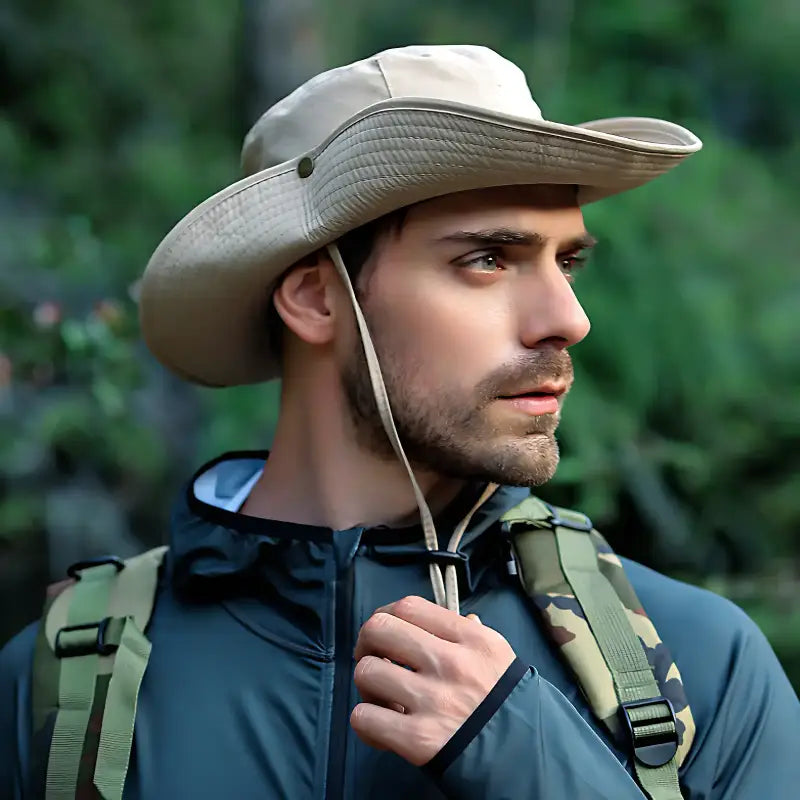 Chapeau randonnée anti-uv respirant léger