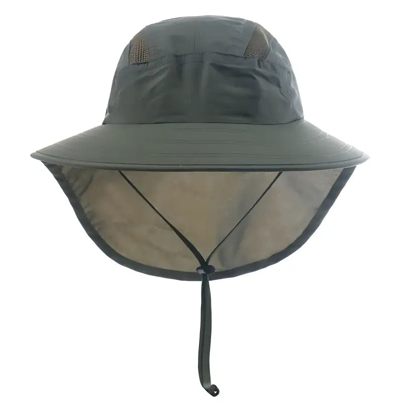 Chapeau randonnée bords larges style tactique