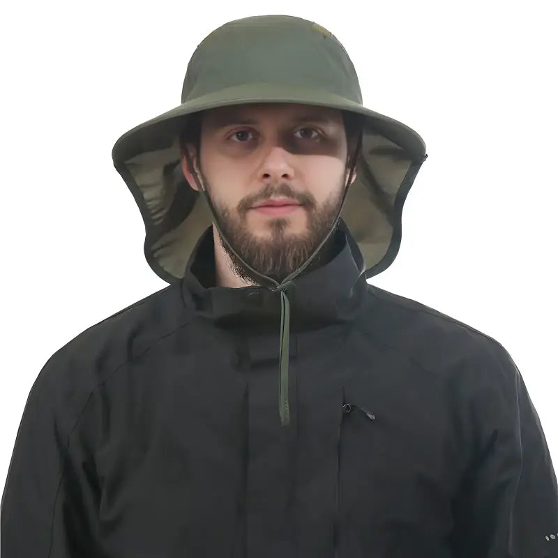 Chapeau randonnée bords larges style tactique