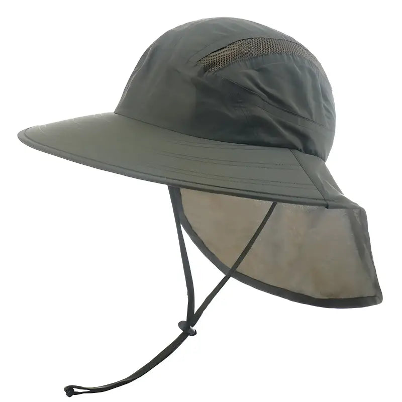 Chapeau randonnée bords larges style tactique