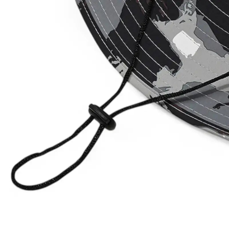 Chapeau randonnée camouflage urbain artistique
