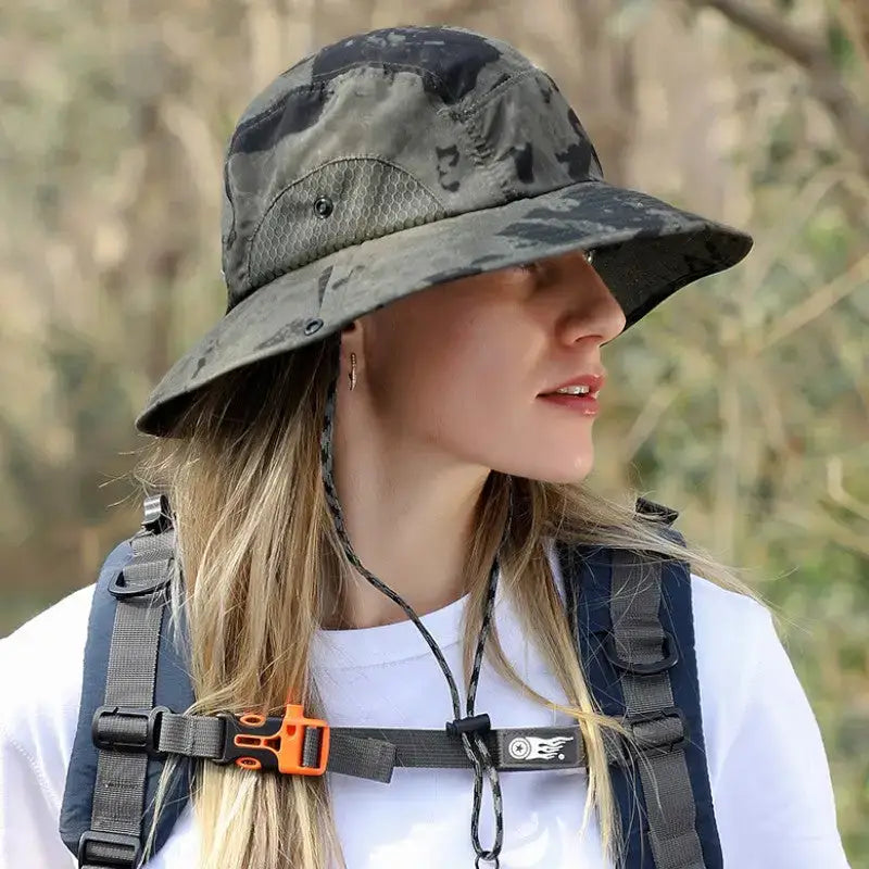 Chapeau de randonnée homme femme tactique