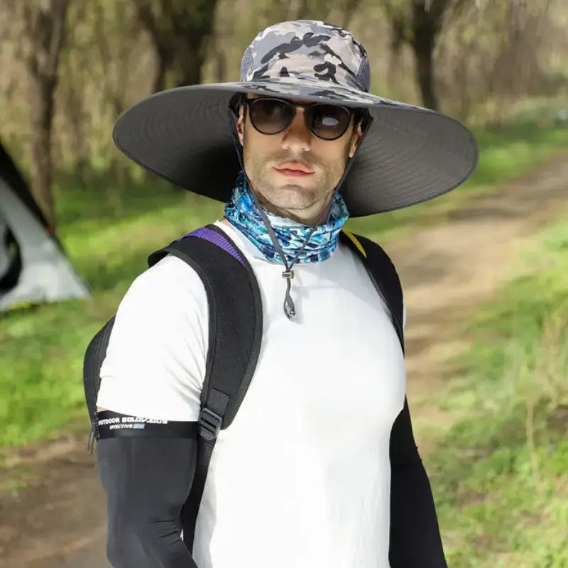 Chapeau de randonnée homme haute performance