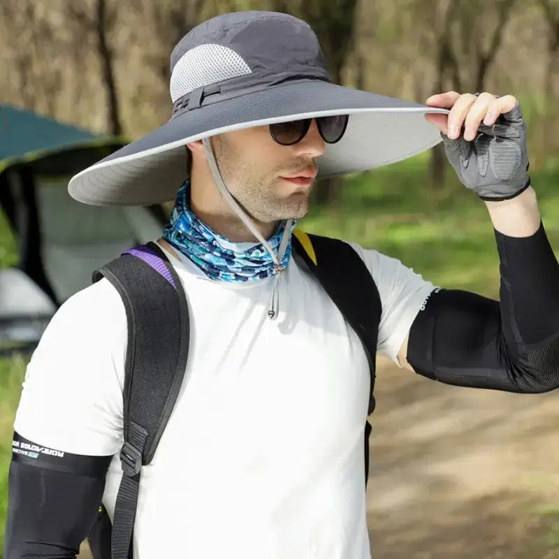 Chapeau de randonnée homme haute performance