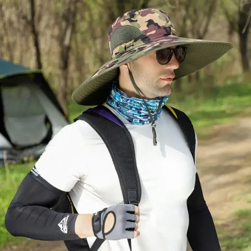 Chapeau de randonnée homme haute performance