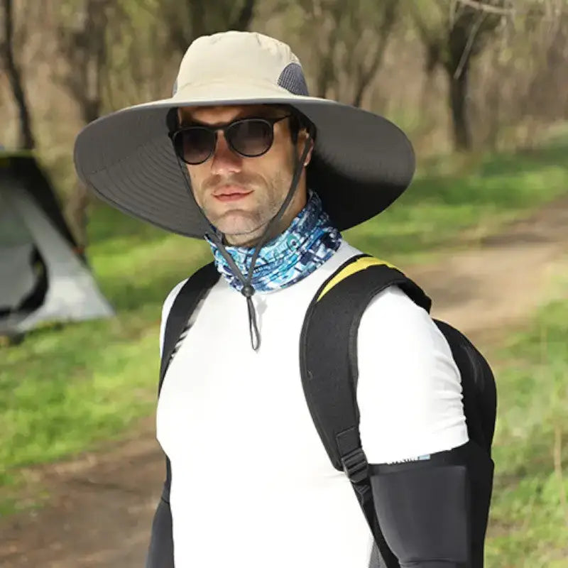 Chapeau de randonnée homme haute performance