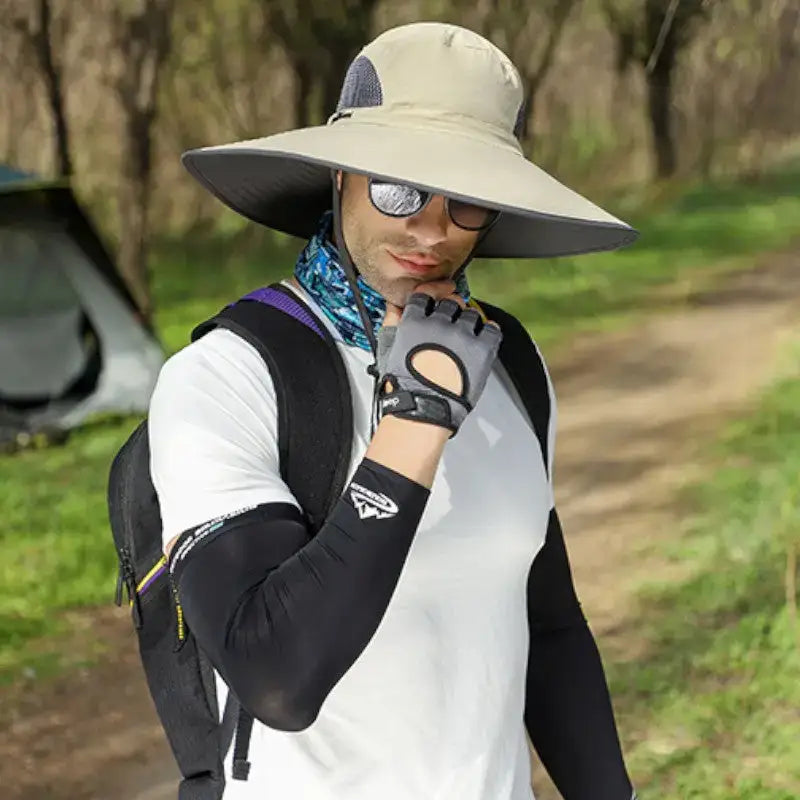 Chapeau de randonnée homme haute performance