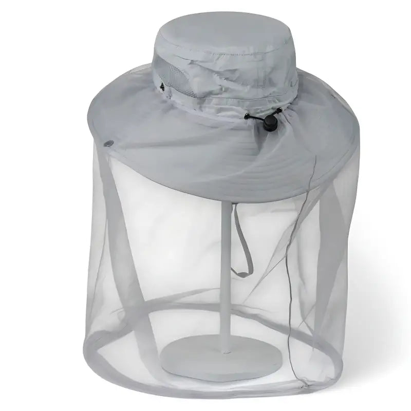 Chapeau randonnée avec moustiquaire anti-insectes