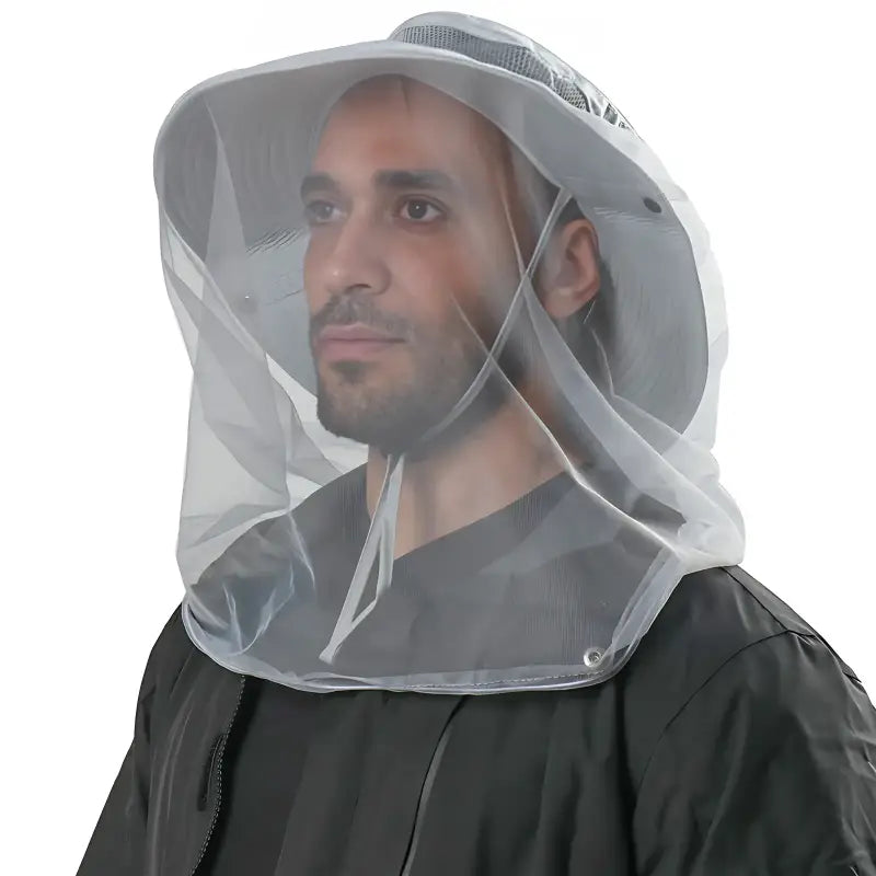 Chapeau randonnée avec moustiquaire anti-insectes