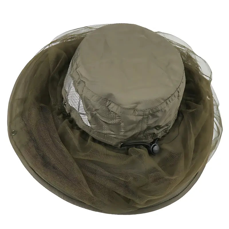 Chapeau randonnée avec moustiquaire anti-insectes