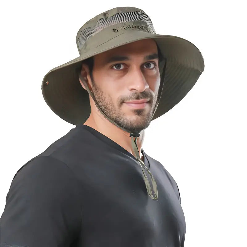 Chapeau randonnée avec moustiquaire anti-insectes
