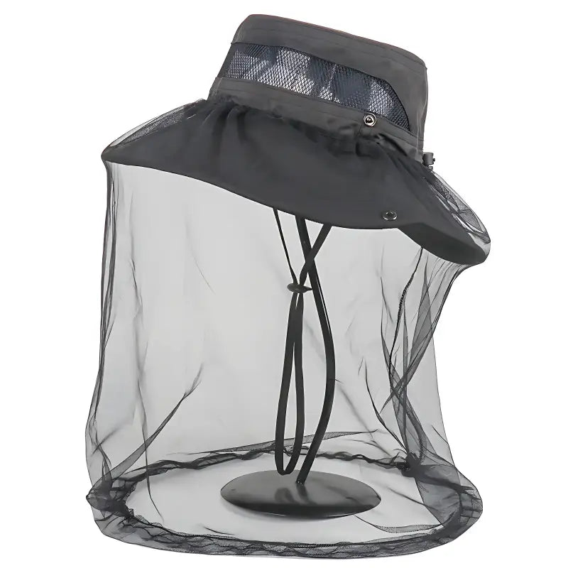 Chapeau randonnée avec moustiquaire anti-insectes